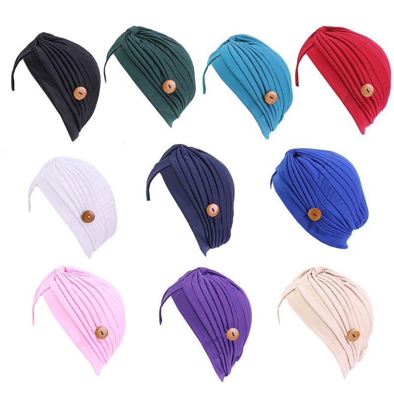 Women Solid Color Bonnet Hat with Wooden Button Twist Knotted Anti-Tight Ear Protection Turban Cap, Wr
Women Solid Color Bonnet Hat with Wooden Button Twist Knotted Anti-Tight Ear Protection Turban Cap, Wr