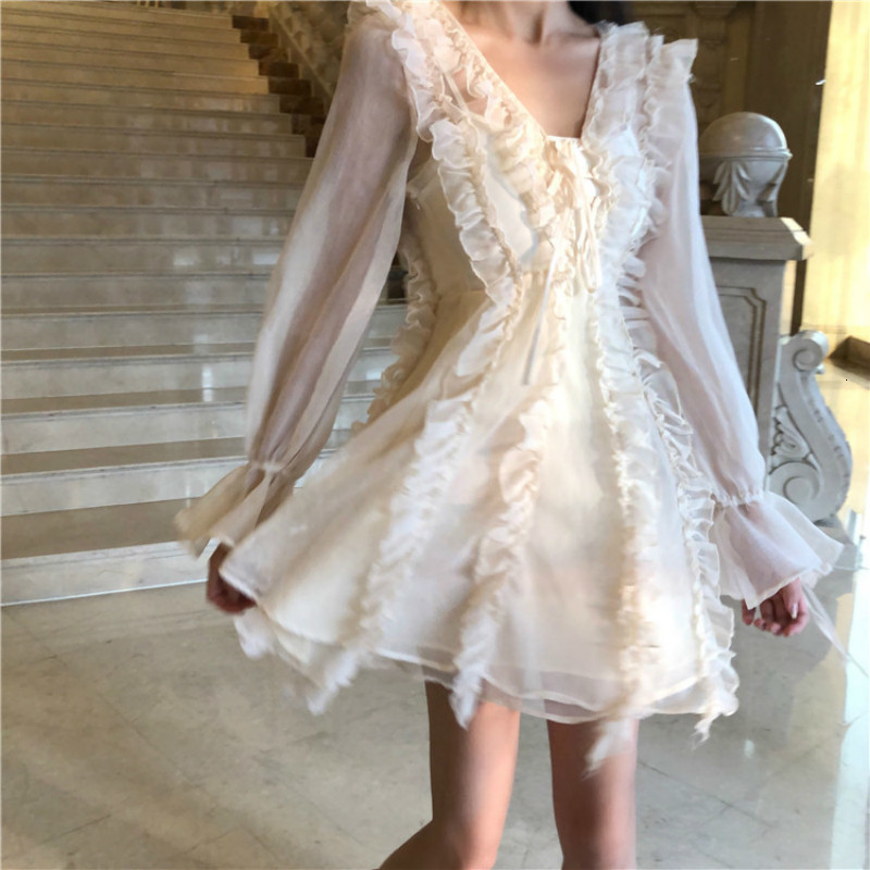 New Women Luxo Ruffles Chiffon Summer 2021 Ladies of the Designer Mini Beach Dress Long Sleeves Party Dressed Runway 41sb, Beige
New Women Luxo Ruffles Chiffon Summer 2021 Ladies of the Designer Mini Beach Dress Long Sleeves Party Dressed Runway 41sb, Beige
