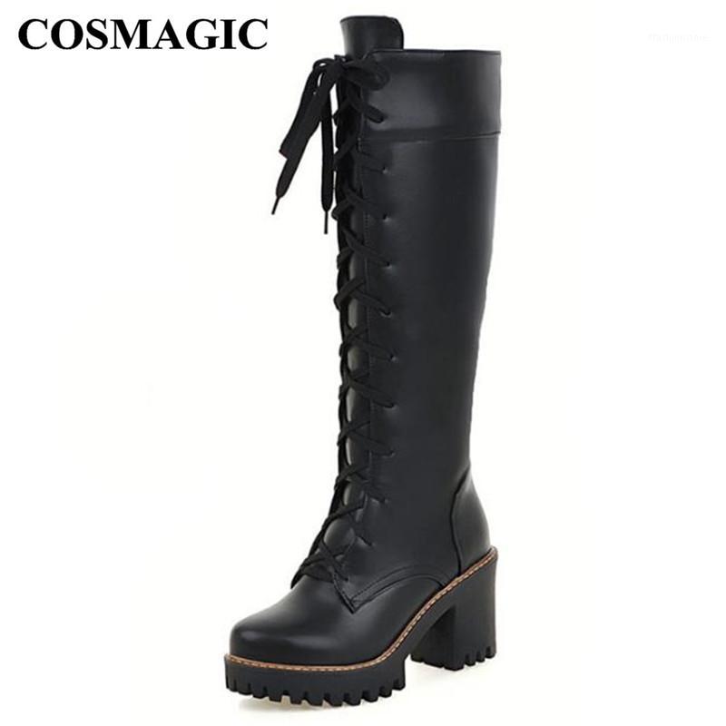 COSMAGIC 2020 New Winter Women Knee High Snow Boots Fashion Lace Up Knight Boots Round Toe High Heel Keep Warm Long1, Black
COSMAGIC 2020 New Winter Women Knee High Snow Boots Fashion Lace Up Knight Boots Round Toe High Heel Keep Warm Long1, Black