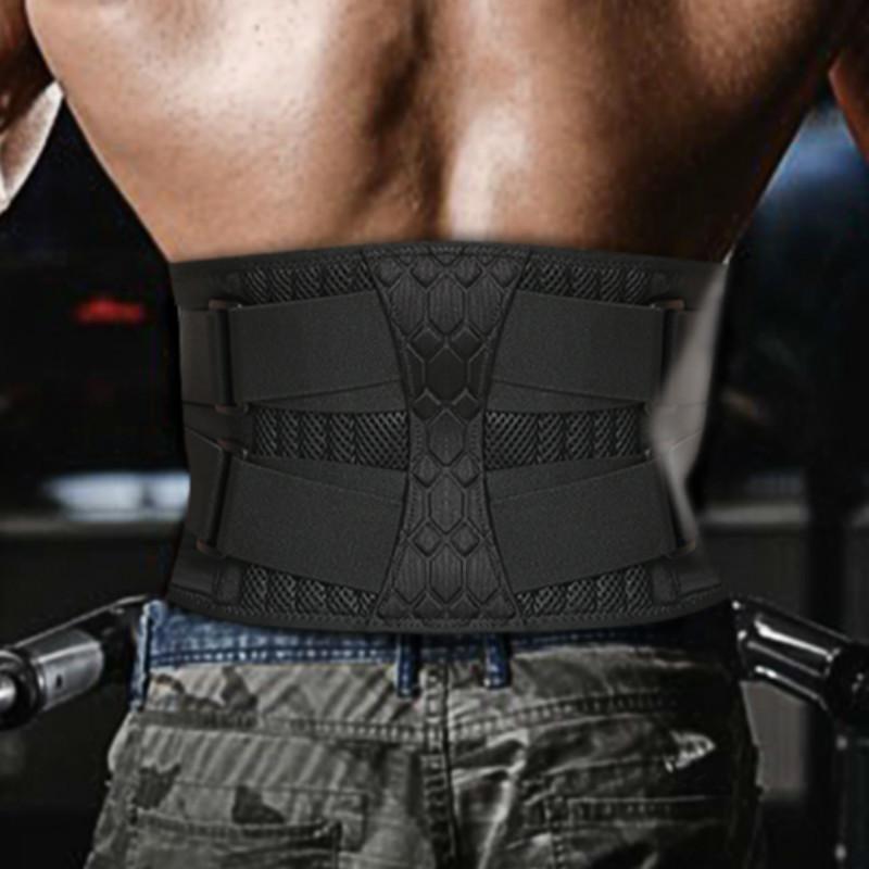 Waist Support 10 Springs Waist Trainer Sport Weightlifting Belt Adjustable Elastic Double Pressure Banded Fitness Lumbar Brace, Black
Waist Support 10 Springs Waist Trainer Sport Weightlifting Belt Adjustable Elastic Double Pressure Banded Fitness Lumbar Brace, Black