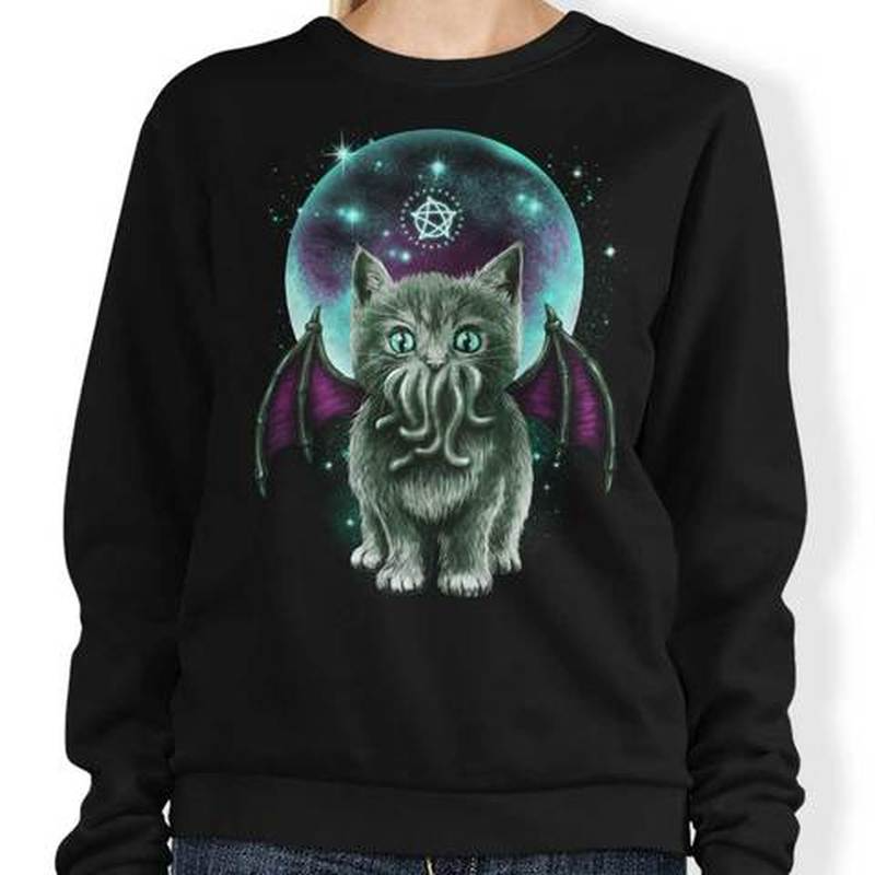 Aura Kitten Pattern Men's Hoodless Sweater 3D Printing Visual Impact Top Punk Gothic Round Neck High Quality Hoodless Sweater, Black
Aura Kitten Pattern Men's Hoodless Sweater 3D Printing Visual Impact Top Punk Gothic Round Neck High Quality Hoodless Sweater, Black
