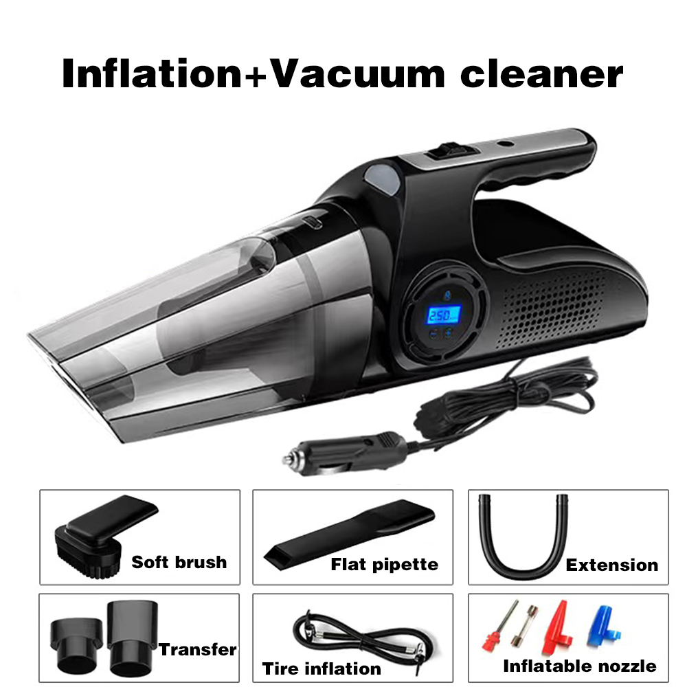 Portable 150PSI Car Tire Inflator Vacuum cleaner Digital Screen Air Compressor Pump with LED Light DC12V Pump for Car Motorcycle
Portable 150PSI Car Tire Inflator Vacuum cleaner Digital Screen Air Compressor Pump with LED Light DC12V Pump for Car Motorcycle