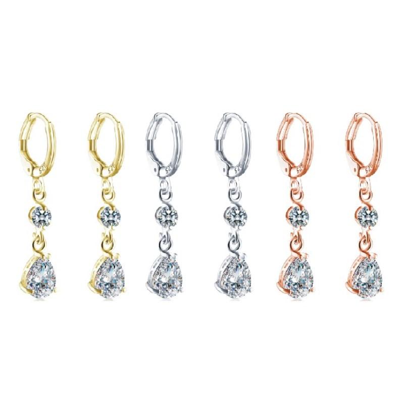 Dangle & Chandelier Drop-shaped Zircon Pendant Earrings Woman Creative Personality 2021 Fashion Banquet Jewelry Girl Gift
Dangle & Chandelier Drop-shaped Zircon Pendant Earrings Woman Creative Personality 2021 Fashion Banquet Jewelry Girl Gift