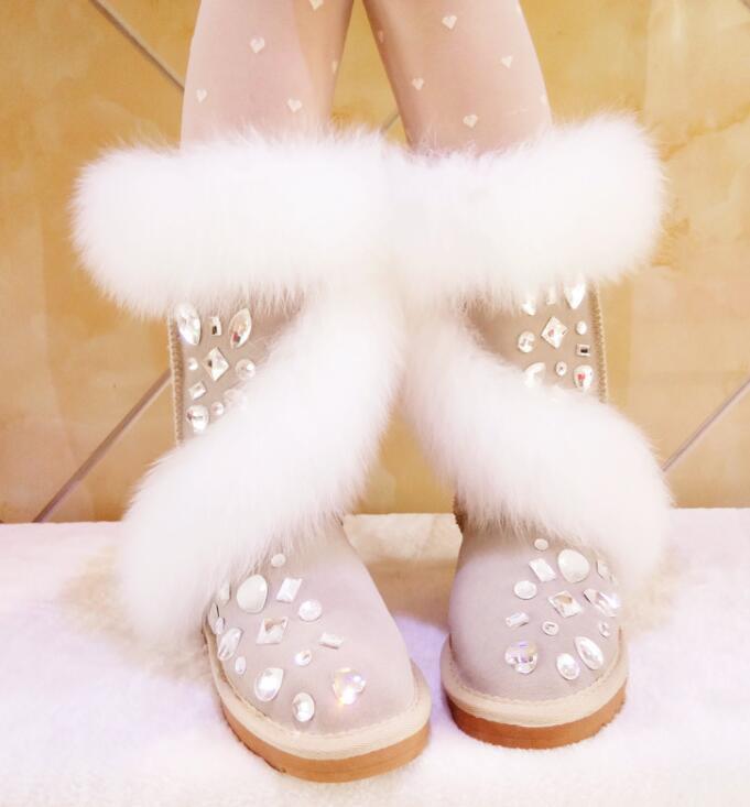 2020 Station Sewing Rabbit Hair Strass Snowboots Boots Precious Winter Shoes Thick Crust 6t2e 
2020 Station Sewing Rabbit Hair Strass Snowboots Boots Precious Winter Shoes Thick Crust 6t2e