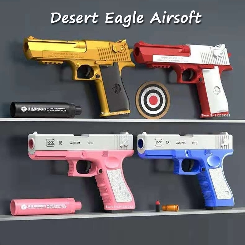 56568444Desert Eagle Pistol Gun Toys Shell Throwing EVA Foam Darts Bullet Handgun Outdoor Soft Paintball Bolt Action Glock M1911 Airsoft
56568444Desert Eagle Pistol Gun Toys Shell Throwing EVA Foam Darts Bullet Handgun Outdoor Soft Paintball Bolt Action Glock M1911 Airsoft