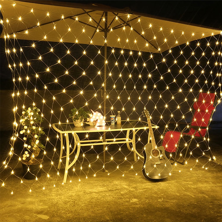6M*4M New 8m*10m 3M*2M 1.5M*1.5M LED String Net Lights Ceiling Christmas Party Wedding Outdoor Decoration lamps