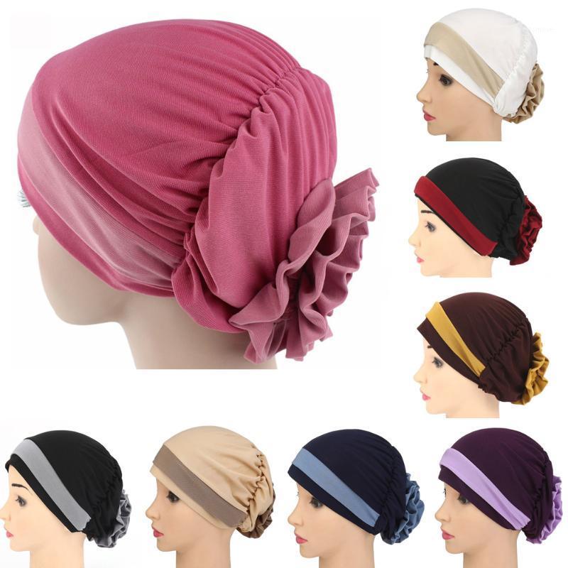 Women Muslim Turban Hat Double Color Soft Big Flower Hijabs Chemo Cap Headwrap1, White
Women Muslim Turban Hat Double Color Soft Big Flower Hijabs Chemo Cap Headwrap1, White