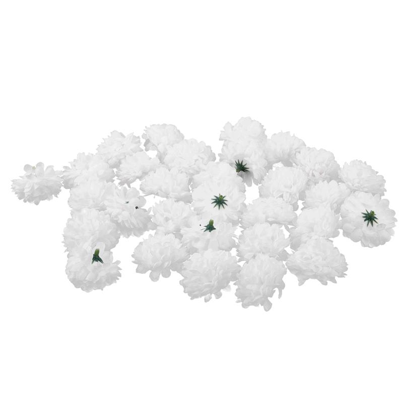30 pcs Carnations Craft Artificial Flower Silk Spherical Heads Wedding Decor White
30 pcs Carnations Craft Artificial Flower Silk Spherical Heads Wedding Decor White