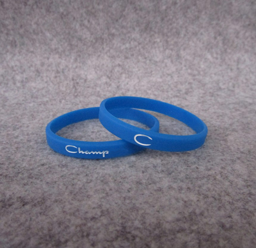 50PCS Silicone Champion Jelly Bracelets Unisex Wristband Colorful Rubber Bracelet Sport Wrist Band Fashion Jewelry Promotion Gift