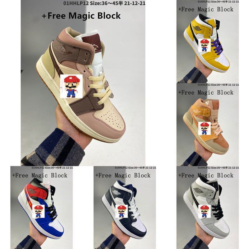 High quality Basketball Shoes 1 1s Mid Light smoke grey milan Purple aqua Paint Drip Multi-color Mens Womens Chicago toe Signal Blue with free Magic Block
High quality Basketball Shoes 1 1s Mid Light smoke grey milan Purple aqua Paint Drip Multi-color Mens Womens Chicago toe Signal Blue with free Magic Block