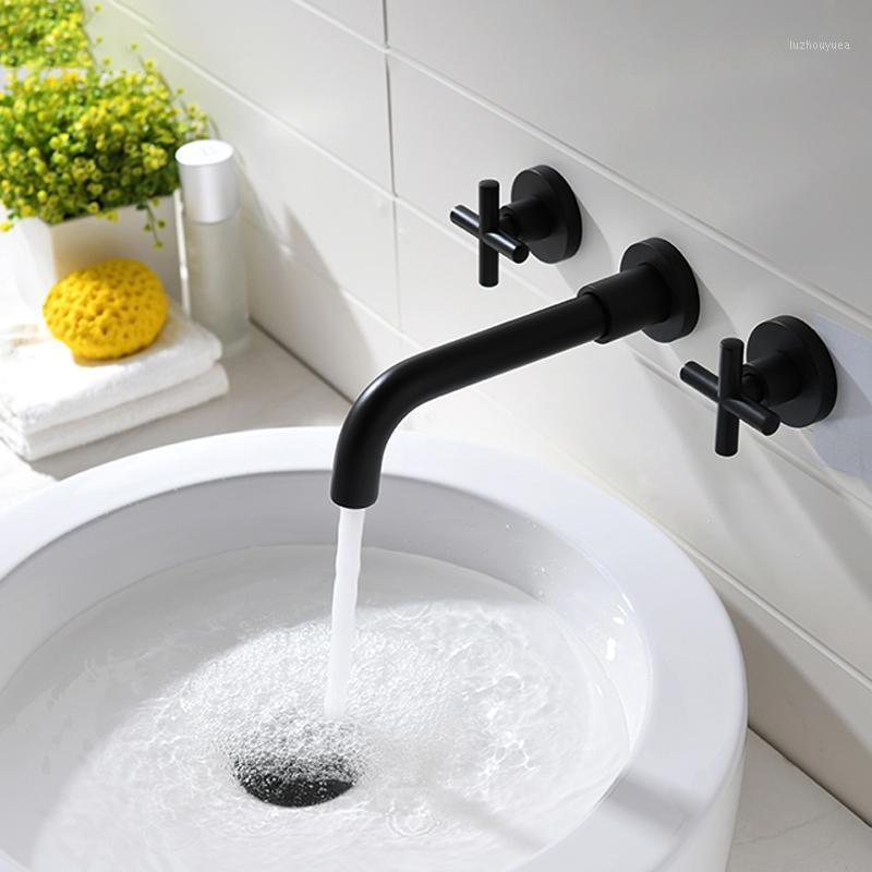 Basin Faucets Wall Mounted Brass Bathroom Sink Basin Mixer Tap Faucet 3 Pcs Black Faucet Dual Handle Sink Mixer Taps 8550101
Basin Faucets Wall Mounted Brass Bathroom Sink Basin Mixer Tap Faucet 3 Pcs Black Faucet Dual Handle Sink Mixer Taps 8550101
