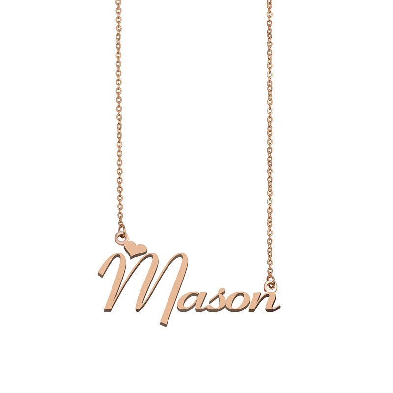 Mason Name Necklace… - image