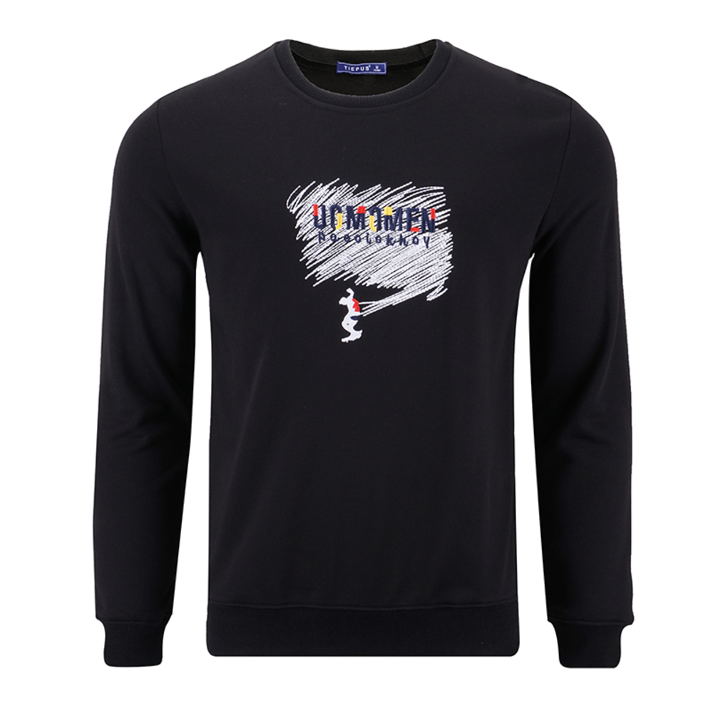 M--XXL hoodies Autumn European and American O- neck pullover men's street style sweatshirt youth loose top, Black
M--XXL hoodies Autumn European and American O- neck pullover men's street style sweatshirt youth loose top, Black