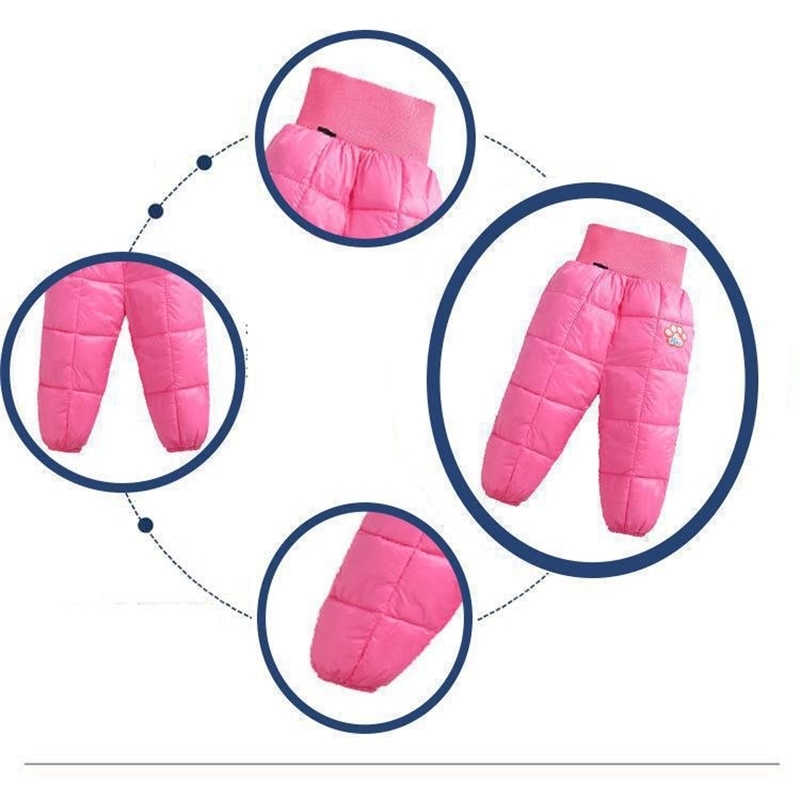 Autumn And Winter Baby Boys Cute Children's Down Cotton Girls Kids Infant Baby Two-piece Jacket Pants Girls Suit LJ201130