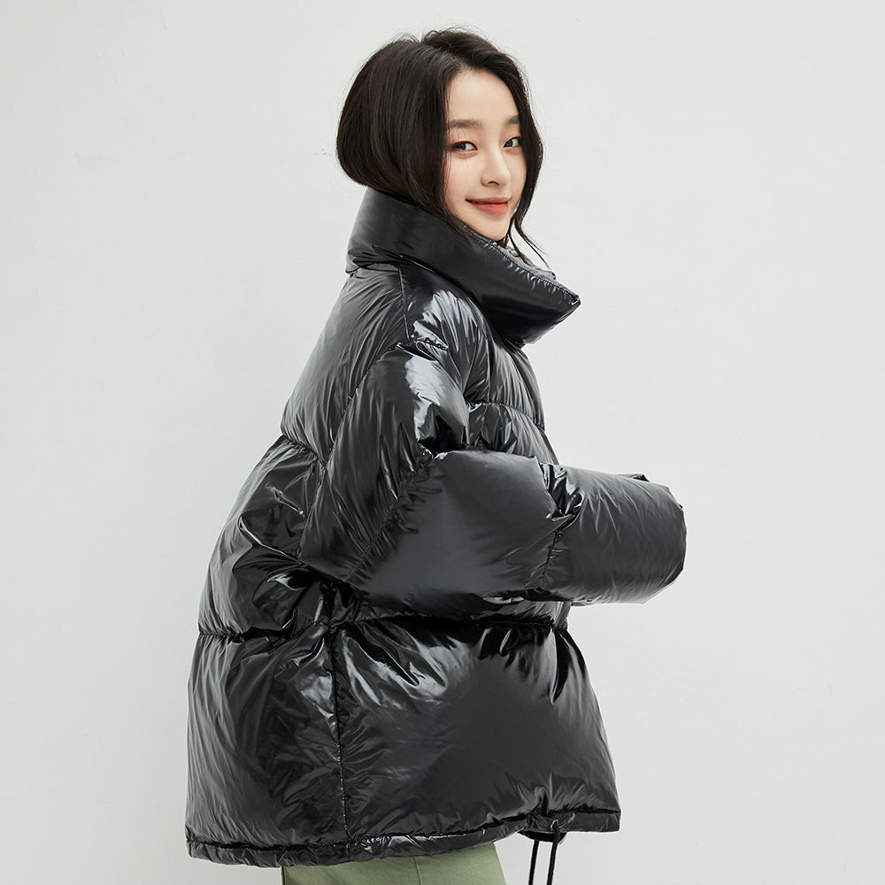 YAYA Winter Solid Jacket For Women Slim Parkas Cotton Padded Thick Casual Coats Casaco Feminino 201019