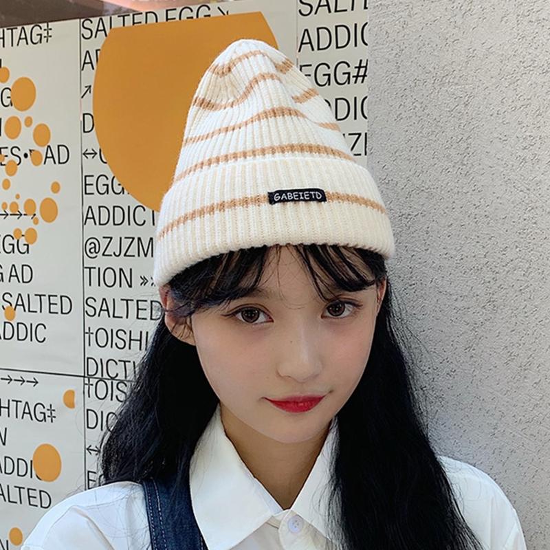 Unisex Winter Ribbed Knitted Beanie Hat Stripes Letters Label Student Skull Cap X7YA
Unisex Winter Ribbed Knitted Beanie Hat Stripes Letters Label Student Skull Cap X7YA