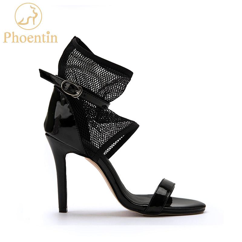Phoentin thin high heels air mesh boots 2020 sexy patchwork peep toe ankle sandals boots buckle summer shoes women black FT644
Phoentin thin high heels air mesh boots 2020 sexy patchwork peep toe ankle sandals boots buckle summer shoes women black FT644