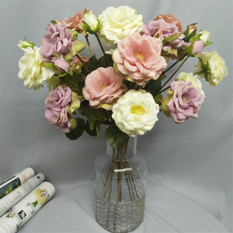 10Pcs Fake Short Stem Rose (3 heads/piece) Simulation Classic Roses for Wedding Home Showcase Decorative Artificial Flowers, Pink
10Pcs Fake Short Stem Rose (3 heads/piece) Simulation Classic Roses for Wedding Home Showcase Decorative Artificial Flowers, Pink