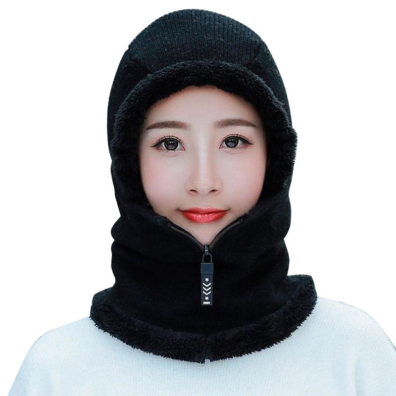 Warm Winter Hat For Women Women Winter Beanie Knitted Hat Face Cover Lady Warm Thick Cycling Beanies Female Collar Cap Sombrero, Black
Warm Winter Hat For Women Women Winter Beanie Knitted Hat Face Cover Lady Warm Thick Cycling Beanies Female Collar Cap Sombrero, Black