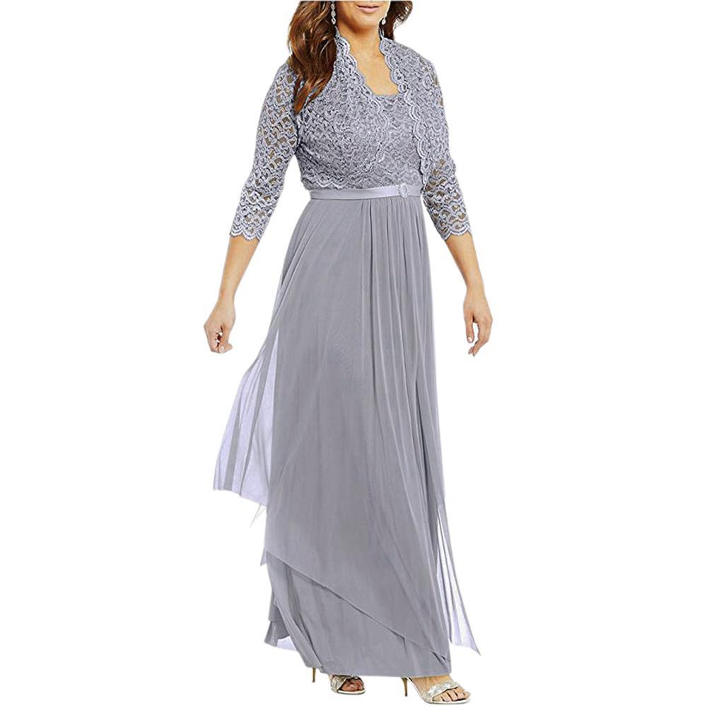 2021 New Chiffon Woman Apply Two Pieces Bride Dressed Elegant Lace to Floor Plus Size Dress Mother of the Night TEHV
2021 New Chiffon Woman Apply Two Pieces Bride Dressed Elegant Lace to Floor Plus Size Dress Mother of the Night TEHV