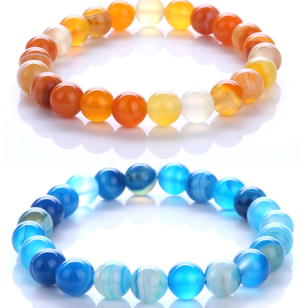 Colorful Agate beads bracelet yellow purple natural stone bracelets fashion women jewelry gift will and sandy new, Black
Colorful Agate beads bracelet yellow purple natural stone bracelets fashion women jewelry gift will and sandy new, Black