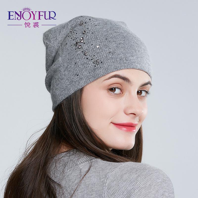 ENJOYFUR Women winter hats Knitted angora hat fashion new arrival Rhinestones beanies for lady, 08
ENJOYFUR Women winter hats Knitted angora hat fashion new arrival Rhinestones beanies for lady, 08