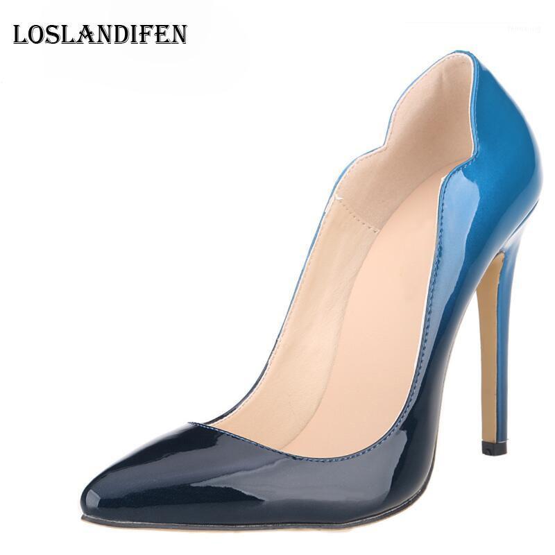 Loslandifen Women Fashion Sexy Pointed Toe Japanned Leather Mixed Color Party High Heels Pumps Shoes Spring Ladies Office Pumps1
Loslandifen Women Fashion Sexy Pointed Toe Japanned Leather Mixed Color Party High Heels Pumps Shoes Spring Ladies Office Pumps1