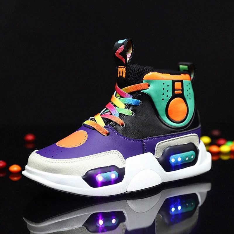 Children Shoes Light Genuine Leather luminous Boys Girls USB Charging Sport Shoes soft Casual Led usb Kids Sneakers #h46G
Children Shoes Light Genuine Leather luminous Boys Girls USB Charging Sport Shoes soft Casual Led usb Kids Sneakers #h46G
