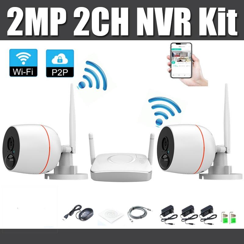 HD 1080P 2CH wireless NVR kit Mini Home security System H.264 WiFi Support SD Card Slot IP66 Waterproof CCTV Camera System Set
HD 1080P 2CH wireless NVR kit Mini Home security System H.264 WiFi Support SD Card Slot IP66 Waterproof CCTV Camera System Set