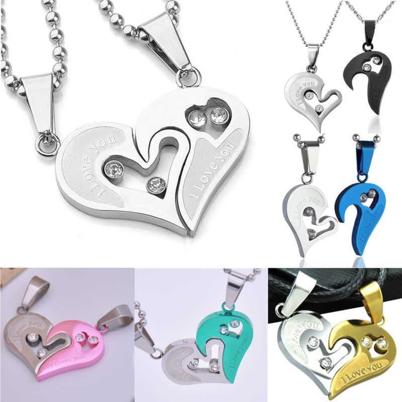 Fashion Lovers Couple I Love You Chain Necklace Titanium Steel Puzzle Heart Pendant Men's and Women's Necklace Jewelry1
Fashion Lovers Couple I Love You Chain Necklace Titanium Steel Puzzle Heart Pendant Men's and Women's Necklace Jewelry1