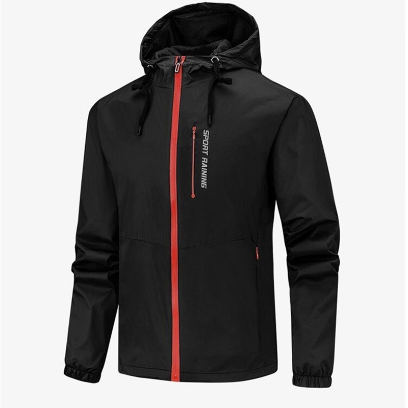 Men Fashion Windbreaker Jacket Coat Zipper Jacket Men Clothing Streetwear Outwear Windbreaker 201114