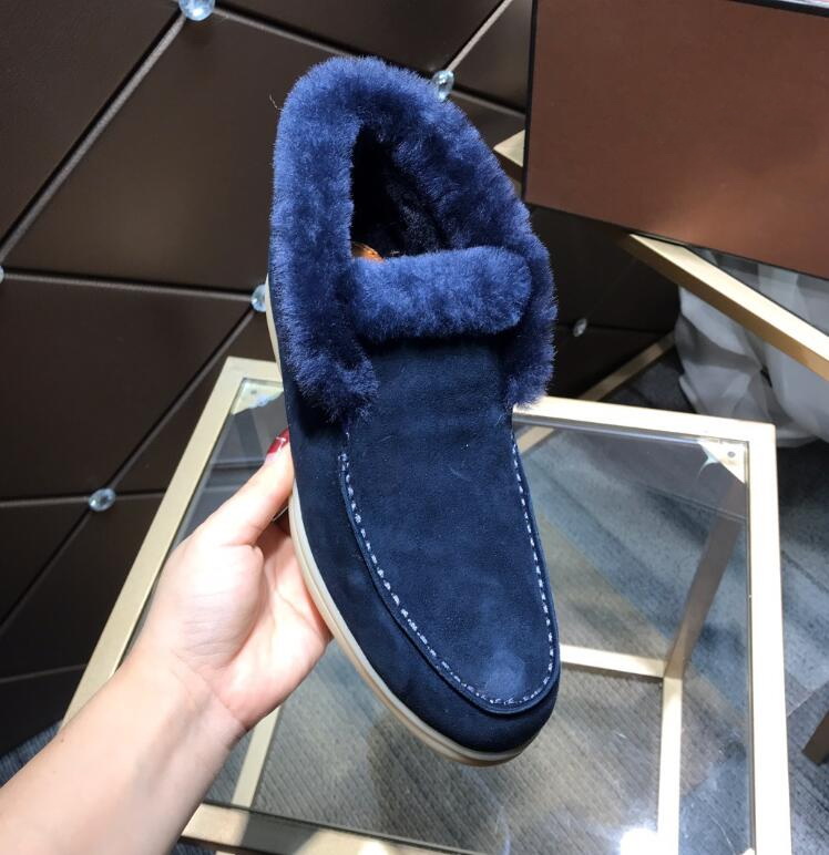 Women Suede Loro Leather Walk Dress Shoe Fur Inside Designer Sneakers Flats Winter Lp High Top Shoes Plus Size 42
Women Suede Loro Leather Walk Dress Shoe Fur Inside Designer Sneakers Flats Winter Lp High Top Shoes Plus Size 42