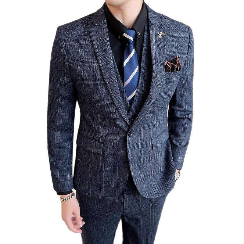 Men's Suits & Blazers 6XL 7XL ( Blazer + Vest Pants ) Fashion Plaid Mens Formal Business Slim Suit 3 Piece Set Groom Wedding Dress Male Part, White;black
Men's Suits & Blazers 6XL 7XL ( Blazer + Vest Pants ) Fashion Plaid Mens Formal Business Slim Suit 3 Piece Set Groom Wedding Dress Male Part, White;black