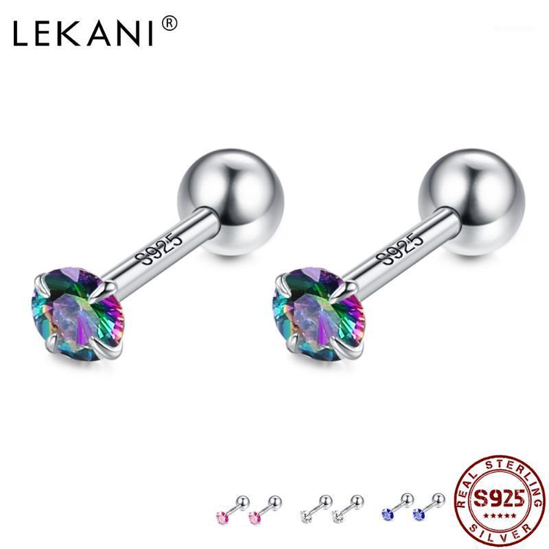 LEKANI 925 Sterling Silver Cubic Zirconia Round Small Stud Earrings Wedding Earring For Women Girls Engagement Fine Jewelry Gift1
LEKANI 925 Sterling Silver Cubic Zirconia Round Small Stud Earrings Wedding Earring For Women Girls Engagement Fine Jewelry Gift1