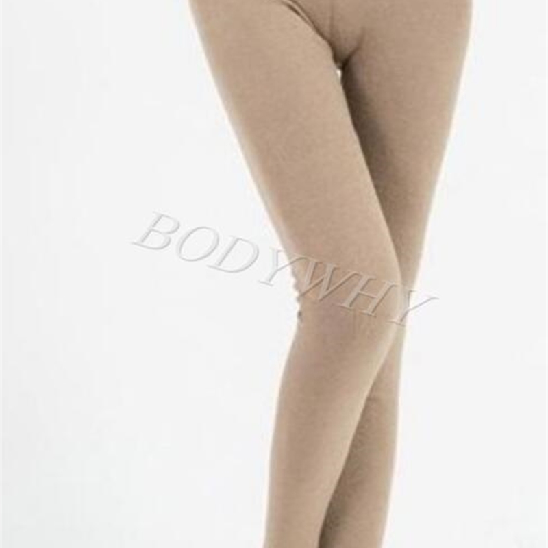 Popular Winter Keep Warm Women's Winter 100% Cashmere Wool Leggings Snug Pants Stretchy Black Grey Beige Red L-3XL 201203