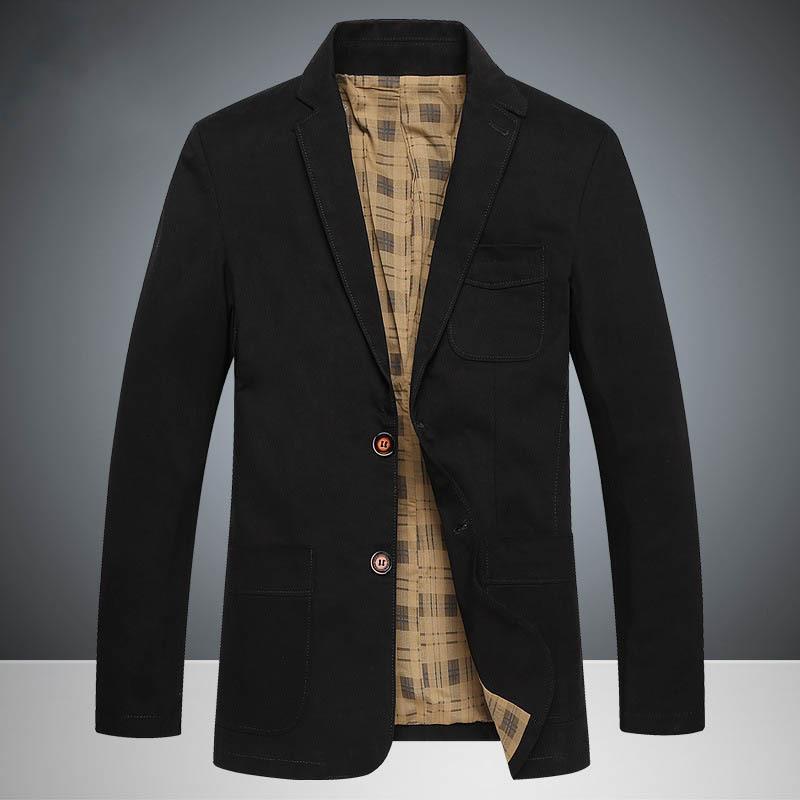 2021 New Tang Early Spring Male Causal Blazer Khakis Single-breasted Thin Cotton Bigger 4xl Size Jacket YZ5Y, Black
2021 New Tang Early Spring Male Causal Blazer Khakis Single-breasted Thin Cotton Bigger 4xl Size Jacket YZ5Y, Black