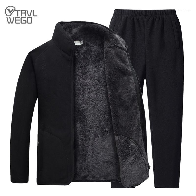 TRVLWEGO Men's Hiking Jacket&Pants Autumn Fleece Sports Outdoor Camping Climbing Fishing Male Warm Coat Trousers Set - 4XL1, Black
TRVLWEGO Men's Hiking Jacket&Pants Autumn Fleece Sports Outdoor Camping Climbing Fishing Male Warm Coat Trousers Set - 4XL1, Black
