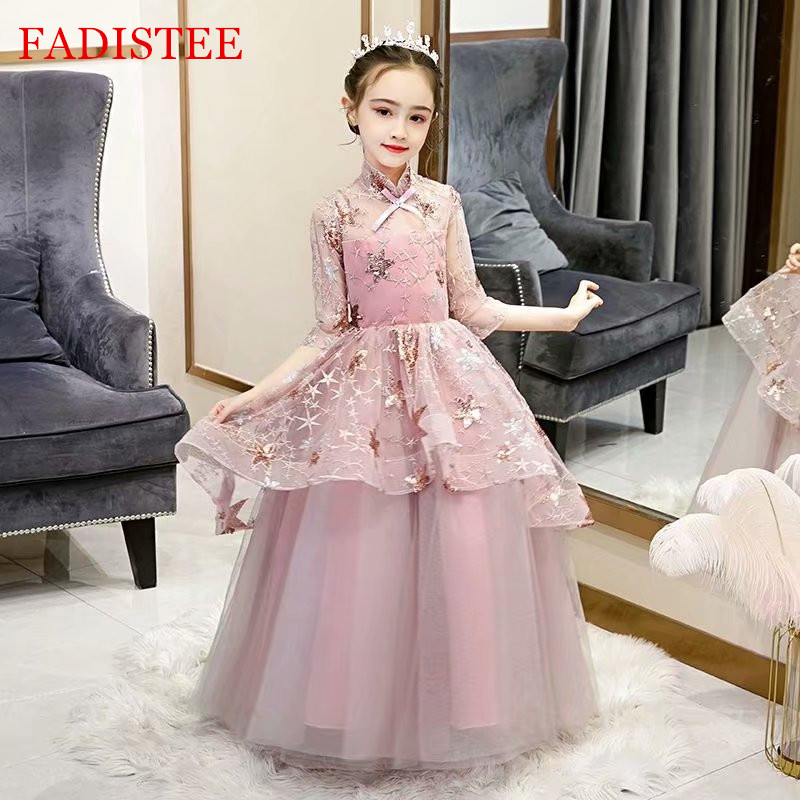 FADISTEE Girl dress Lace Flower Girl Dresses lace Baby Girl Infant Dress Kids Formal Wear girls dress High Collar Tiered Tulle, Same as image
FADISTEE Girl dress Lace Flower Girl Dresses lace Baby Girl Infant Dress Kids Formal Wear girls dress High Collar Tiered Tulle, Same as image