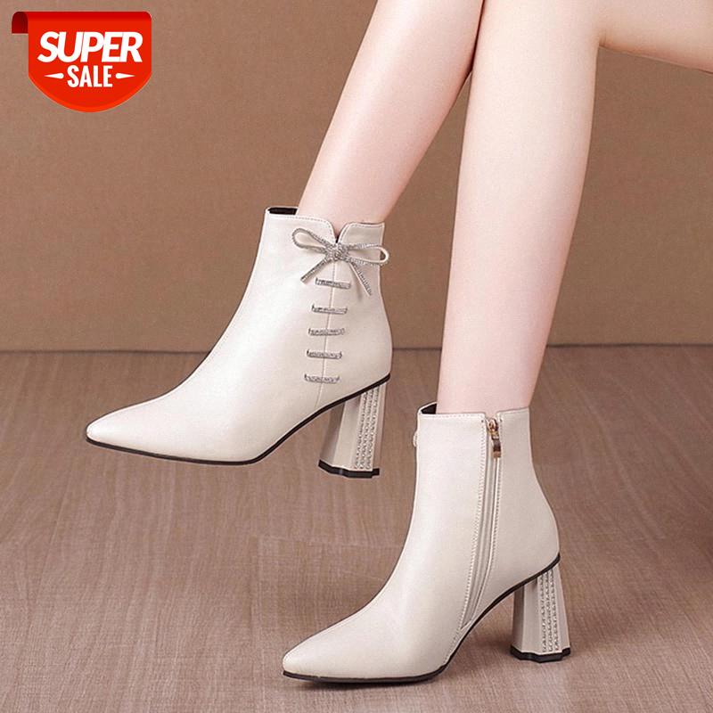 Lucyever Fashion Crystal Bow Square Heels Ankle Boots Women Elegant Pointed Toe Pu Leather Botas Woman Warm Winter Shoes Ladies #HM18, Beige
Lucyever Fashion Crystal Bow Square Heels Ankle Boots Women Elegant Pointed Toe Pu Leather Botas Woman Warm Winter Shoes Ladies #HM18, Beige
