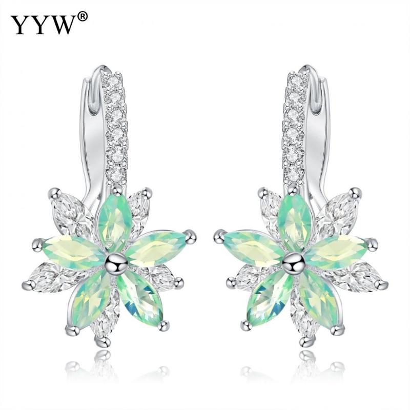 Brass Leverback Earring Cubic Zirconia Flower Plated Fashion Jewelry For Woman European Design Drop Earrings Gift For Friend
Brass Leverback Earring Cubic Zirconia Flower Plated Fashion Jewelry For Woman European Design Drop Earrings Gift For Friend