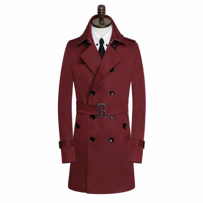 Mens trench coats wine red man long coat men double breasted clothes slim fit overcoat long sleeve spring autumn big size - 9XL, Beige
Mens trench coats wine red man long coat men double breasted clothes slim fit overcoat long sleeve spring autumn big size - 9XL, Beige
