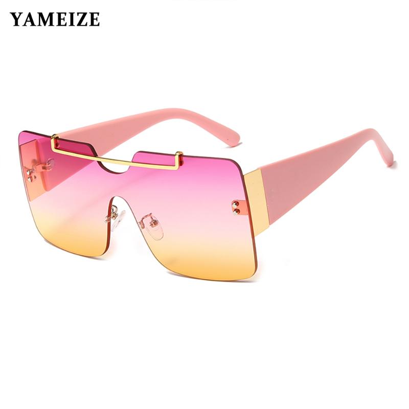 YAMEIZE Fashion Rimless Oversized Sunglasses Women Brand Designer Square Gradient Vintage Sun Glasses Classic Eyewear Gafas
YAMEIZE Fashion Rimless Oversized Sunglasses Women Brand Designer Square Gradient Vintage Sun Glasses Classic Eyewear Gafas
