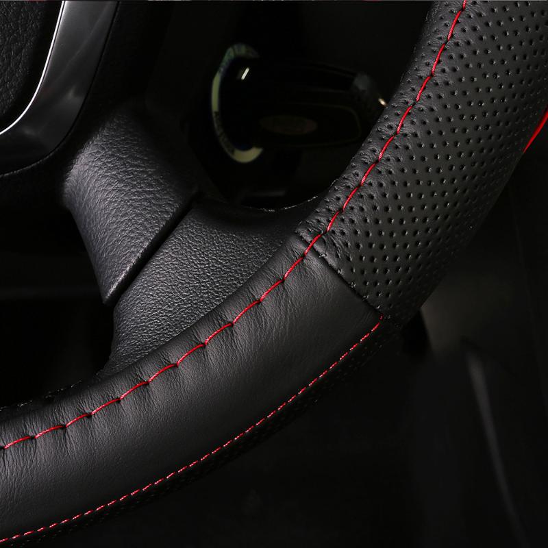 Car Steering Wheel Cover Extremely Soft Leather Braid on Steering-wheel Car Needle Thread 38cm Interior Accessories Wheel Cover
Car Steering Wheel Cover Extremely Soft Leather Braid on Steering-wheel Car Needle Thread 38cm Interior Accessories Wheel Cover