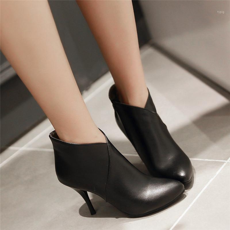 YMECHIC Thin High Heels Women Shoes Stiletto Red Black Pointed Toe Ladies Sexy Ankle Boots Plus Size Woman Heel Boots Autumn1
YMECHIC Thin High Heels Women Shoes Stiletto Red Black Pointed Toe Ladies Sexy Ankle Boots Plus Size Woman Heel Boots Autumn1