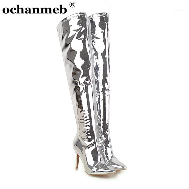 Size 30-48 Women Mirror Silver Party Runway Stage Dancing Over-the-Knee High Boot Woman Lady Zip Stiletto Heel Boot Shoes Female1
Size 30-48 Women Mirror Silver Party Runway Stage Dancing Over-the-Knee High Boot Woman Lady Zip Stiletto Heel Boot Shoes Female1
