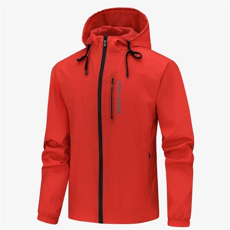 Men Fashion Windbreaker Jacket Coat Zipper Jacket Men Clothing Streetwear Outwear Windbreaker 201114