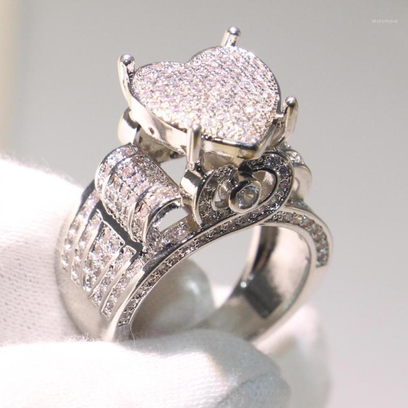 Sparkling Size 5-10 Luxury Jewelry 925 Sterling Silver Full Pave White Cubic Zirconia Eternity Party Women Wedding Ring1
Sparkling Size 5-10 Luxury Jewelry 925 Sterling Silver Full Pave White Cubic Zirconia Eternity Party Women Wedding Ring1