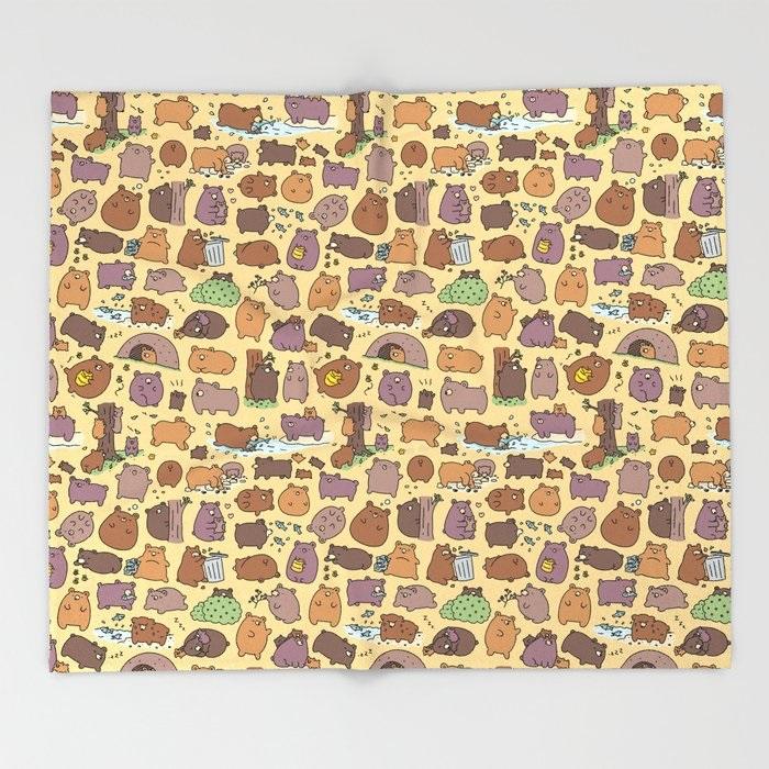 Cute Bears Throw Blanket Portable Soft Picnic Blanket Warm Sofa Bed Sheets Flannel for Bed
Cute Bears Throw Blanket Portable Soft Picnic Blanket Warm Sofa Bed Sheets Flannel for Bed