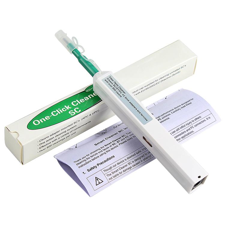2PCS One Click Cleaning Pen Fiber Cleaner 1.25mm LC 2.5mm SC for fibre optic connector SC FC ST Universal Connector ftth tools
2PCS One Click Cleaning Pen Fiber Cleaner 1.25mm LC 2.5mm SC for fibre optic connector SC FC ST Universal Connector ftth tools