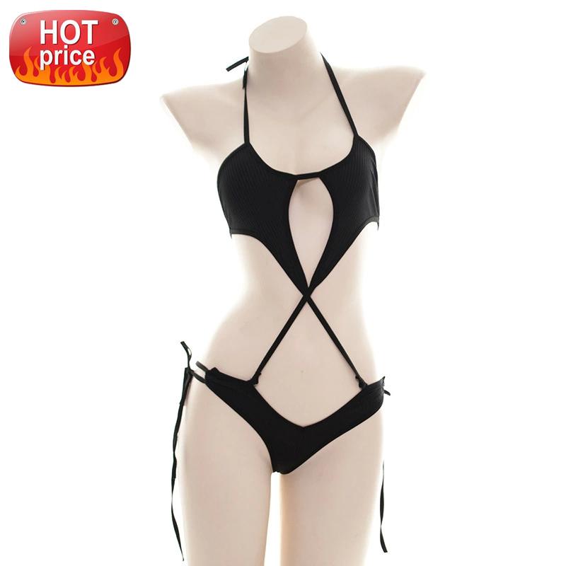 Japanese Sexy Cross Halter Straps Bikini Sexy Lingerie Hollow Cute Bodysuit One Piece Lingerie Teddy Sleepwear Body Suits #mK3X, Black;white
Japanese Sexy Cross Halter Straps Bikini Sexy Lingerie Hollow Cute Bodysuit One Piece Lingerie Teddy Sleepwear Body Suits #mK3X, Black;white